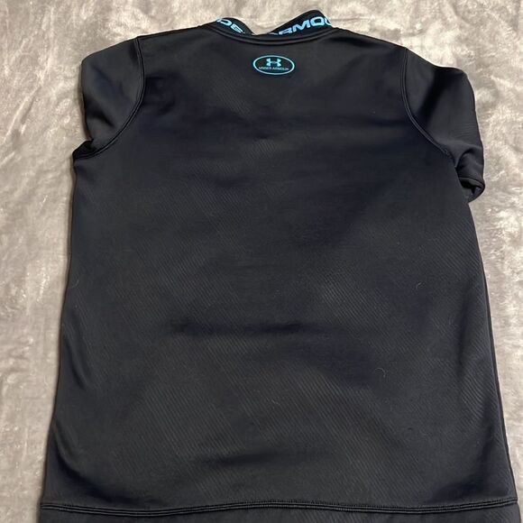 Youth XL UA ColdGear 3/4 Zip Sweatshirt - Picture 5 of 6